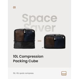Combo 3 Túi Đựng Hành Lý Phụ Kiện Tomtoc USA)Light T02 Packing Cube Set 2
