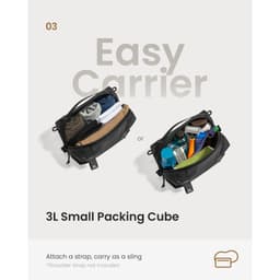 Combo 3 Túi Đựng Hành Lý Phụ Kiện Tomtoc USA)Light T02 Packing Cube Set 3