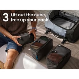Combo 3 Túi Đựng Hành Lý Phụ Kiện Tomtoc USA)Light T02 Packing Cube Set 6
