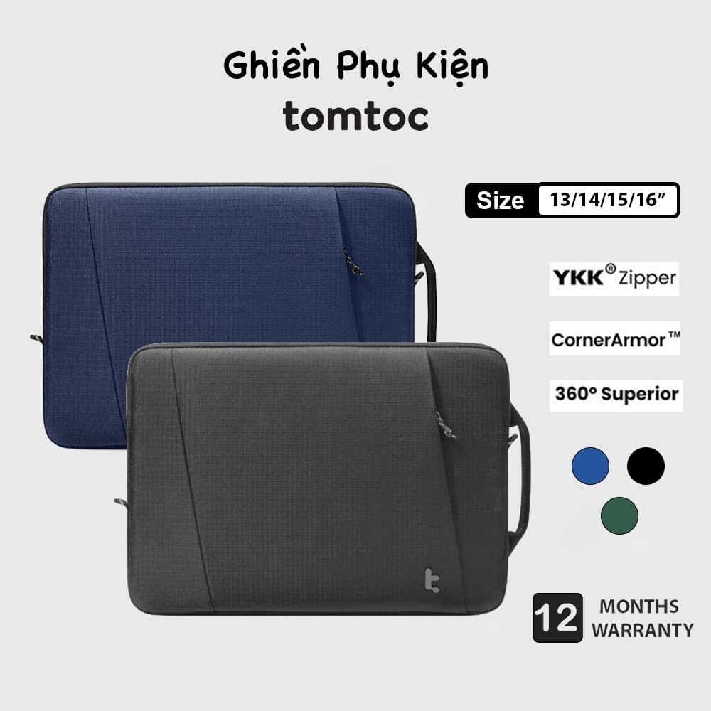 Túi Chống Sốc Tomtoc USA Essence A35 Macbook 13/14/15/16inch