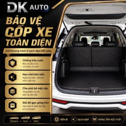 Thảm lót đáy cốp Vinfast LimoGreen / VF MPV 7 2025 thảm không mùi không thấm nước 3