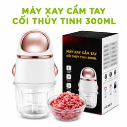 Máy Xay Thịt Cầm Tay Cối Thủy Tinh Công Suất 200W GD108 - Máy Xay Thực Phẩm Mini Thủy Tinh Cao Cấp 2