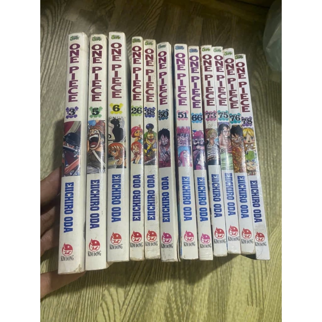 Combo 12q vở onepiece - one piece