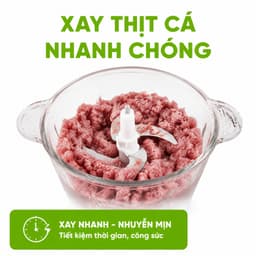Máy Xay Thực Phẩm Misu Louis Cối Thủy Tinh 3 Lít Xay Thịt Cá Rau Củ Gia Vị Đa Năng GD109 4