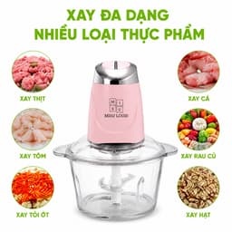 Máy Xay Thực Phẩm Misu Louis Cối Thủy Tinh 3 Lít Xay Thịt Cá Rau Củ Gia Vị Đa Năng GD109 3