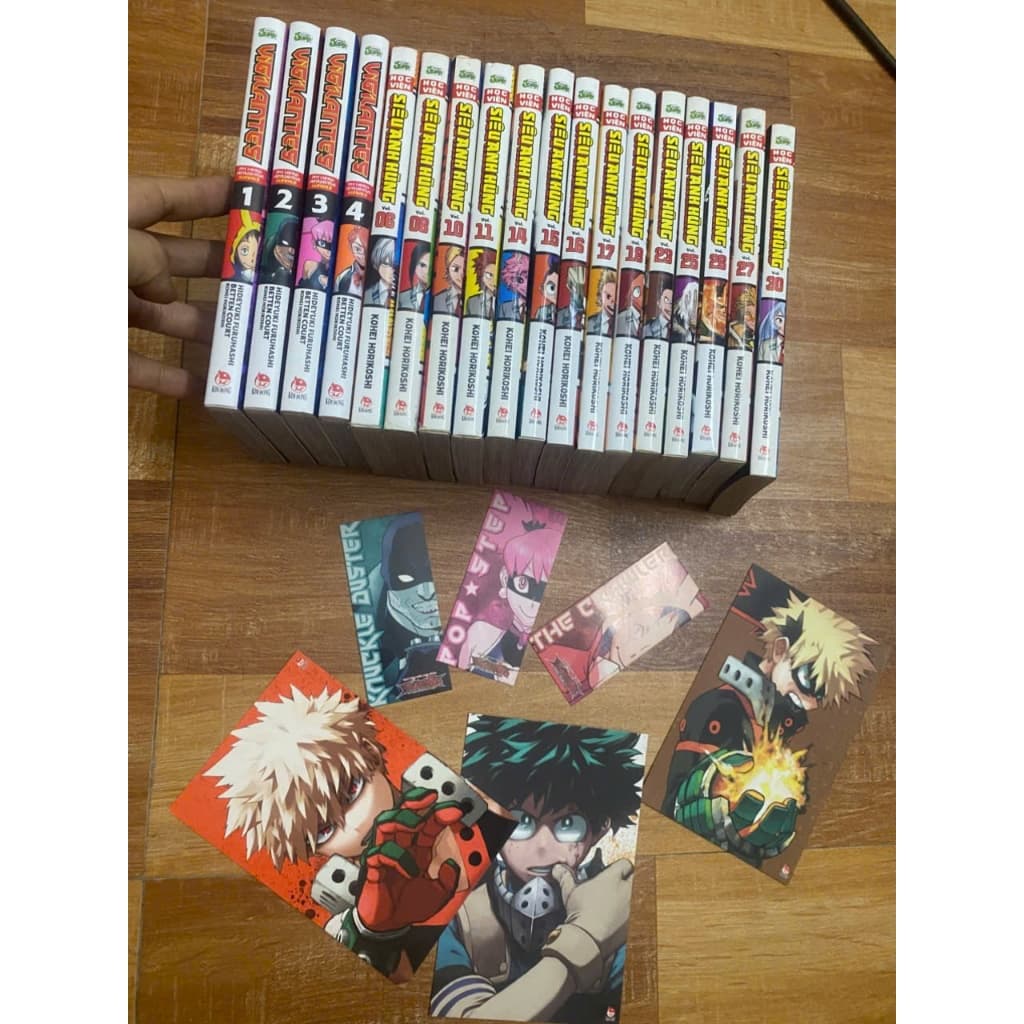 (+pos) Combo 18q vở Học Viện Siêu Anh Hùng - mha - My Hero Academia