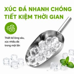 Xẻng Xúc Thực Phẩm Inox Không Gỉ Bề Mặt Nhẵn Bóng Dễ Vệ Sinh Chịu Lực Tốt An Toàn Sử Dụng GD113 3