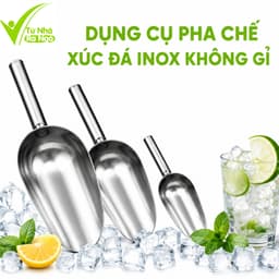 Xẻng Xúc Thực Phẩm Inox Không Gỉ Bề Mặt Nhẵn Bóng Dễ Vệ Sinh Chịu Lực Tốt An Toàn Sử Dụng GD113 1