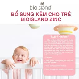 Kẽm Bioisland Zinc For Kids - Bổ Sung Kẽm Hữu Cơ Cho Trẻ, Hỗ Trợ Tăng Đề Kháng Lọ 120 Viên 6