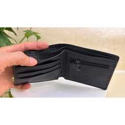 👜 VÍ DA NAM VÂN CÁ SẤU – LỊCH LÃM, SANG  Nâng tầm phong cách của bạn với mẫu ví da nam vân cá sấu sang trọng, thiết kế h 5