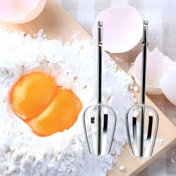 Phụ Kiện Máy Đánh Trứng HE-133, Bộ Que Đánh Trứng, Đánh Bột Thay Thế Bằng Thép Không Gỉ 4