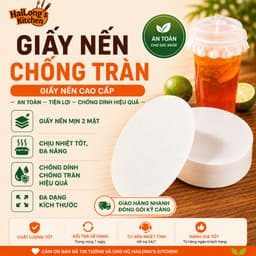 [HÀNG MỚI VỀ] SET 500 Tờ Giấy Chống Tràn Miệng Cốc, Chống Tràn Cafe, Trà Sữa, Chống Tràn Ly Hiệu Quả Hàng Loại I 1