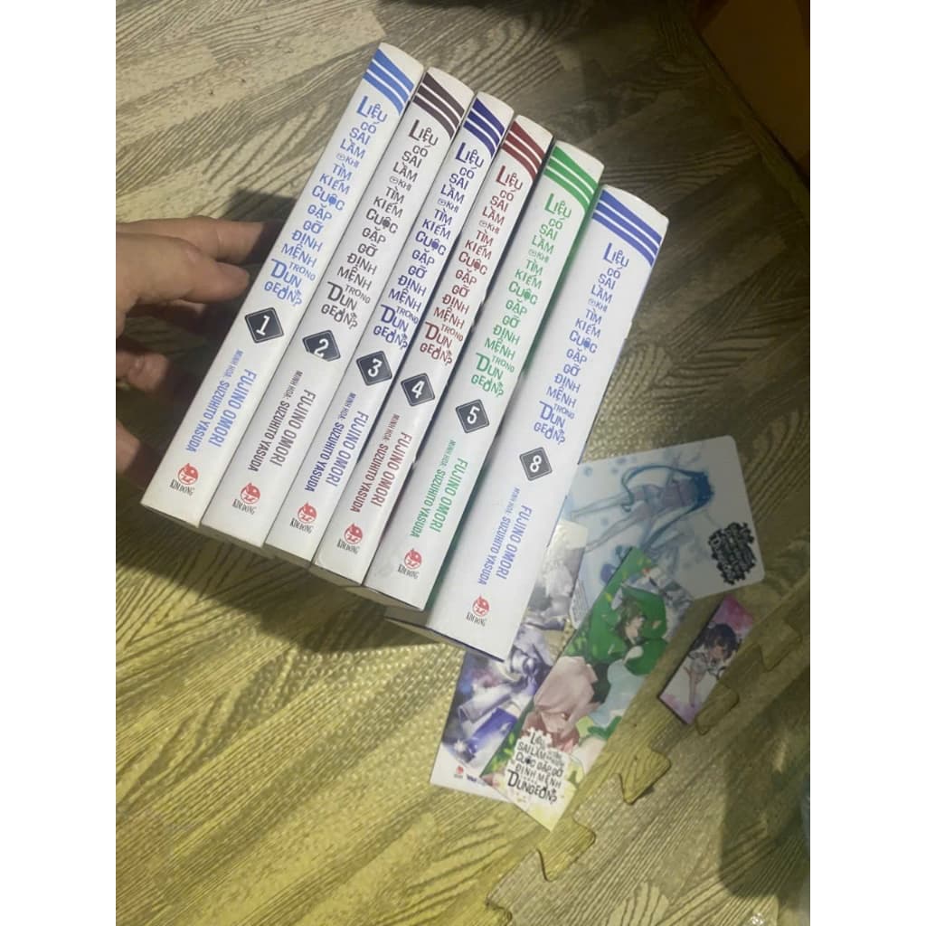 (+4 pk) Combo 6q vở Liệu có sai lầm khi tìm kiếm cuộc gặp gỡ định mệnh trong Dungeon 1-6