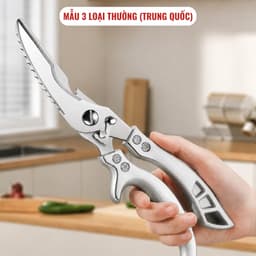 Kéo Cắt Gà Cao Cấp Đa Năng Nhật Bản Siêu Bén, Tự Động Đàn Hồi, Cắt Xương Gà Vịt Tiện Lợi 9
