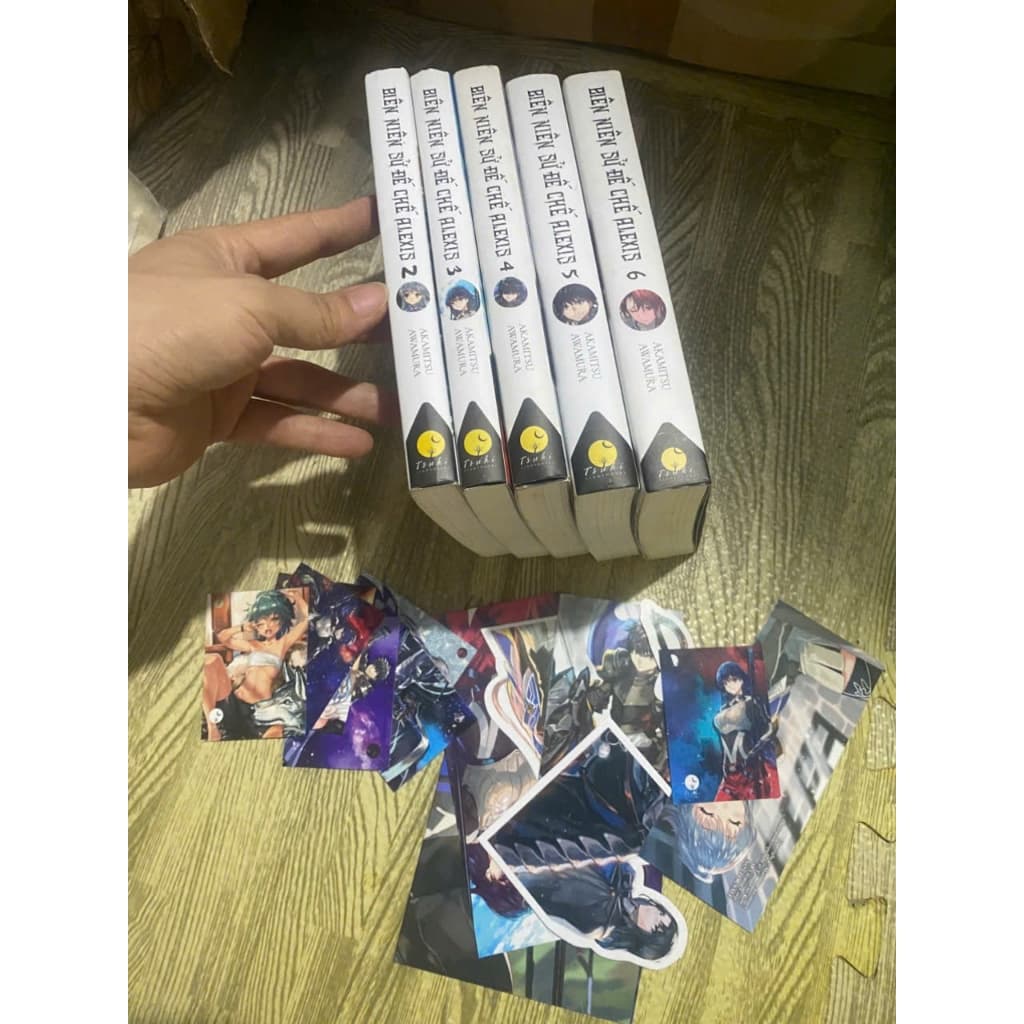 (+14pk) Bộ 5q vở Biên Niên Sử Đế Chế Alexis Kiêu Hùng Rung Chuyển Đất Trời tập 2-6