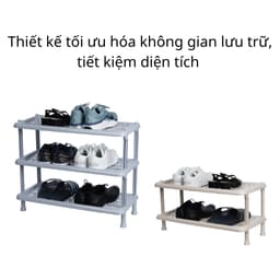 Kệ Giày Dép Việt Nhật 5515-2/5515-3, Kệ Đựng Dép Nhựa Đa Năng Gọn Gàng Tiết Kiệm Không Gian - DOMUS 4