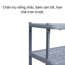 Kệ Giày Dép Việt Nhật 5515-2/5515-3, Kệ Đựng Dép Nhựa Đa Năng Gọn Gàng Tiết Kiệm Không Gian - DOMUS 6
