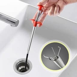 Dụng Cụ Gắp Rác Dài 0.6 - 3 Mét - Cây Que Gắp Lông Tóc Siêu Việt Thông Tắc Bồn - Ống Cống, Gắp Đồ Bị Rơi MOGEE 2