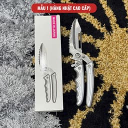 Kéo Cắt Gà Cao Cấp Đa Năng Nhật Bản Siêu Bén, Tự Động Đàn Hồi, Cắt Xương Gà Vịt Tiện Lợi 7