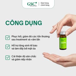 Tế Bào Gốc Chống Lão Hóa, Xử Lý Sẹo Rỗ GSC Anti Ageing Ampoule Tăng Sinh Collagen, Phục Hồi Da Peel 10ml - GB023A 3