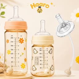 Ống tập hút bình sữa Mo.yuum phù hợp với bình cổ rộng - MyBaby 1