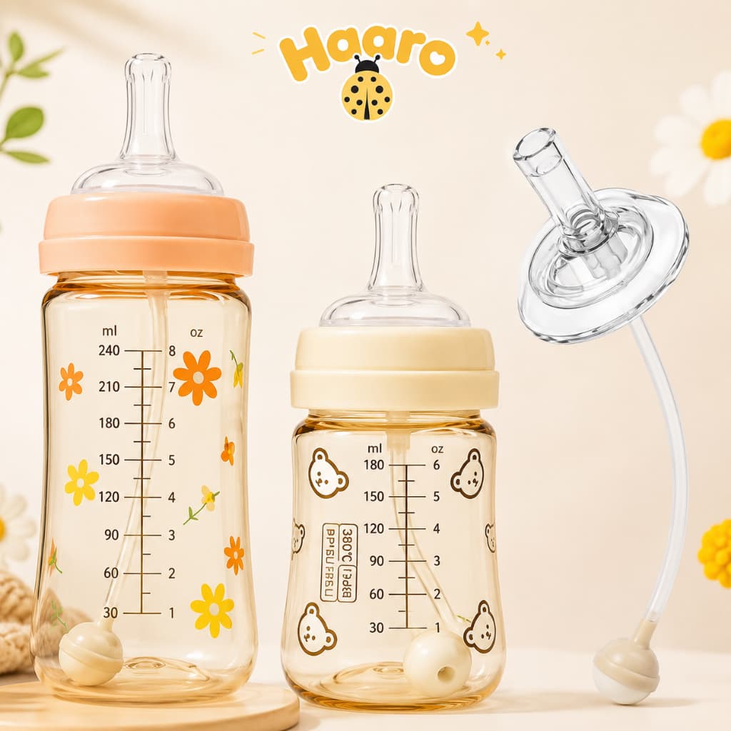 Ống tập hút bình sữa Mo.yuum phù hợp với bình cổ rộng - MyBaby