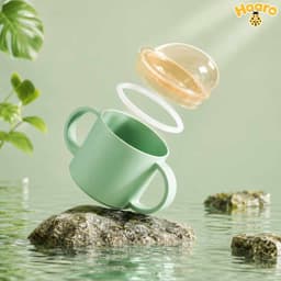 Cốc tập uống nước cho bé 2 giai đoạn chống đổ 150ml 7