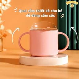 Cốc tập uống nước cho bé 2 giai đoạn chống đổ 150ml 4