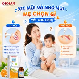 Xịt Mũi Otosan Nasal Spray Baby Cho Bé Từ 1 Tuổi Lọ 20ml Giúp Thông Mũi Giảm Tắc Nghẹt 5