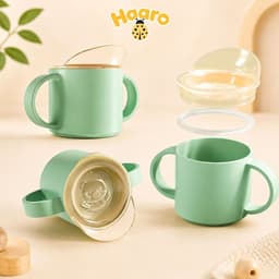 Cốc tập uống nước cho bé 2 giai đoạn chống đổ 150ml 1