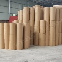 Giấy bìa carton 2 lớp đóng hàng gốm sứ. Cuộn bìa catton chống sốc bọc hàng dễ vỡ rộng 60cm x dài NHIỀU KÍCH THƯỚC 7