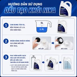 Dầu Khói Thơm VIP NIKA LIGHTING - Dung Dịch Tạo Khói Sân Khấu, Nước Khói Cho Máy Tạo Khói, Thơm Dịu 8