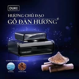 Nước hoa ô tô Duke cao cấp chiết xuất thiên nhiên khử mùi chống say xe hiệu quả 7