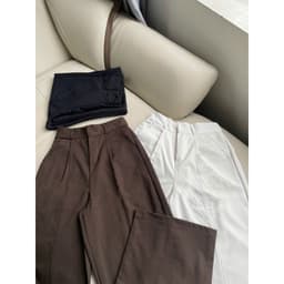 Quần Ống Rộng Nữ Kaki Nhật Cao Cấp Cạp Khóa Chun Sau Form Trẻ Trung Hack Dáng m59 6