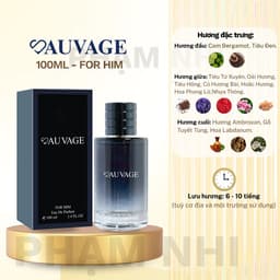 Nước hoa nam Auvage - SANG TRỌNG, LỊCH LÃM, CUỐN HÚT (100ML) 5