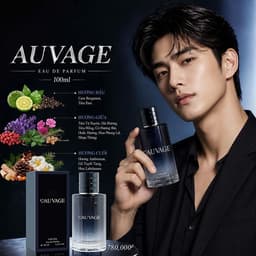 Nước hoa nam Auvage - SANG TRỌNG, LỊCH LÃM, CUỐN HÚT (100ML) 4
