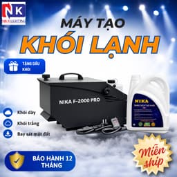 MÁY TẠO KHÓI LẠNH NIKA F-2000 PRO - Máy Khói lạnh Sân Khấu, Máy Phun Khói Đám Cưới, Khói Sát Mặt Đất 1