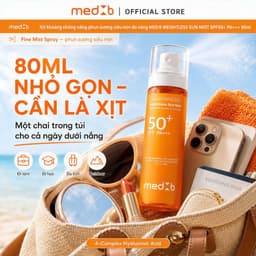 Xịt Khoáng Chống Nắng MED:B Weightless Sun Mist SPF50+ PA+++ 80ml- Chống UV, Chống Lão Hóa, Khóa Nền 4