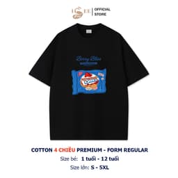 (9KG -100KG) Áo thun cho bé trai bé gái ISEE VN cotton 4 chiều in hình VỊT FUNDAY / BÁNH OREO form regular premium 5