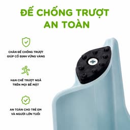 Ghế Đẩu Nhựa PP Nguyên Sinh Thiết Kế Nhỏ Gọn GD146 - Ghế Đẩu Gia Dụng Chống Trượt Chân Cao Su 4