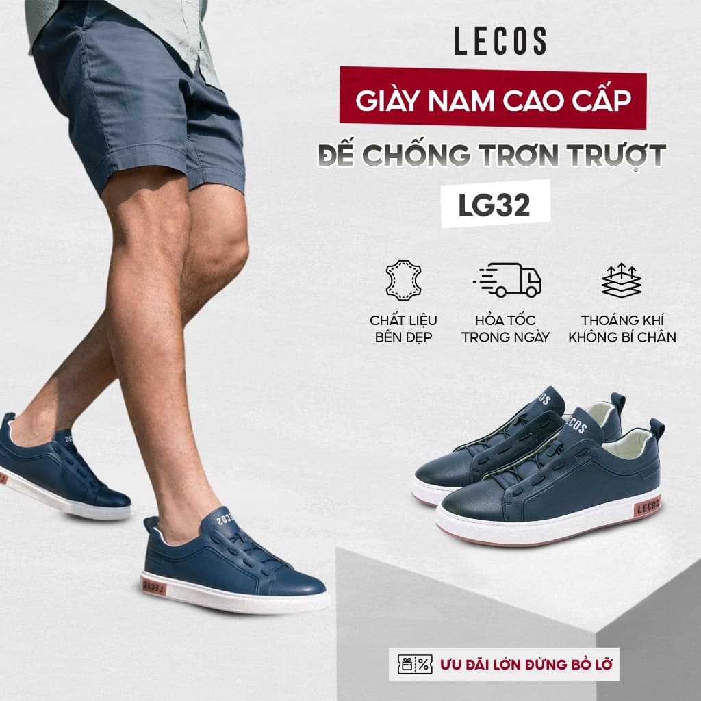  Giày nam cao cấp da thật LECOS - LG32