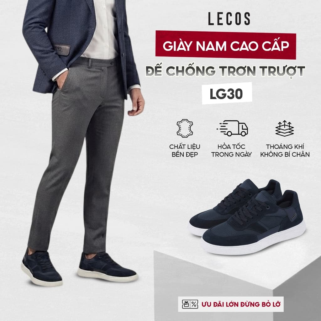  Giày nam cao cấp da thật LECOS - LG30