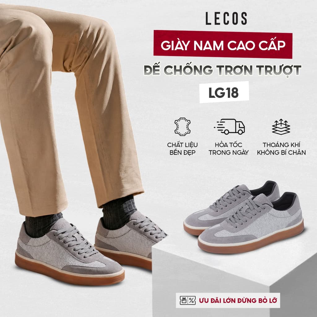  Giày nam cao cấp da thật LECOS - LG18