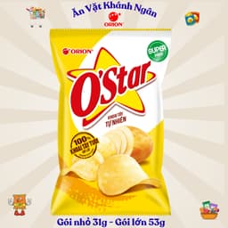 Combo Bánh Snack Khoai Tây OSTAR - SWING Orion Đủ Vị Gói Nhỏ Và Gói Lớn - HÀNG CHÍNH HÃNG 3