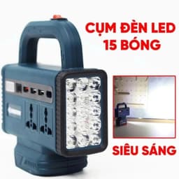 Đế Chuyển 21v-24v Lên 220v Tích Hợp Đèn Led, Đa Dạng Ổ Cắm, Cổng Usb Tiện Lợi 7