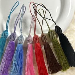 Tua Rua XOẮN ỐC Nhiều Màu - Dây Treo Quạt Cổ Trang, Đàn, Sáo, Lồng Đèn, DIY Trang Trí 3