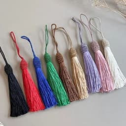 Tua Rua XOẮN ỐC Nhiều Màu - Dây Treo Quạt Cổ Trang, Đàn, Sáo, Lồng Đèn, DIY Trang Trí 6