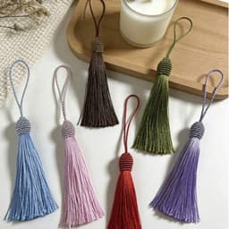 Tua Rua XOẮN ỐC Nhiều Màu - Dây Treo Quạt Cổ Trang, Đàn, Sáo, Lồng Đèn, DIY Trang Trí 2