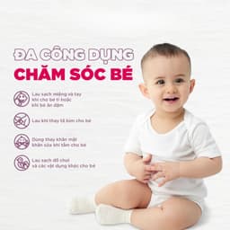 Khăn khô cho bé Mamamy 100% sợi tự nhiên và rayon Tropical gói 160 tờ mềm, dai, sạch cực 5