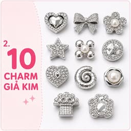 [Quà tặng Charm] Set Charm Gắn Dép Sục Phụ Kiện Trang Trí Dép EVA Dép Sục Nhiều Mẫu Dễ Thương 3